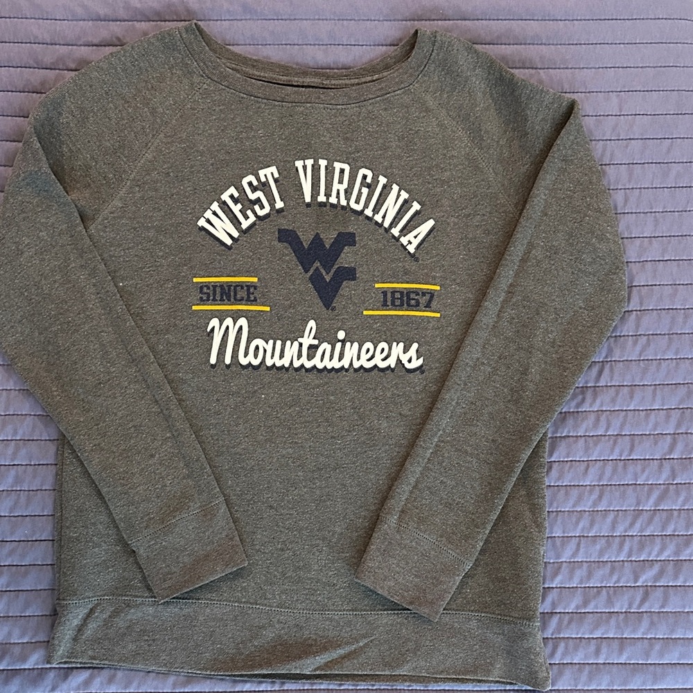 West Virginia Mountaineers Gray Sweatshirt
